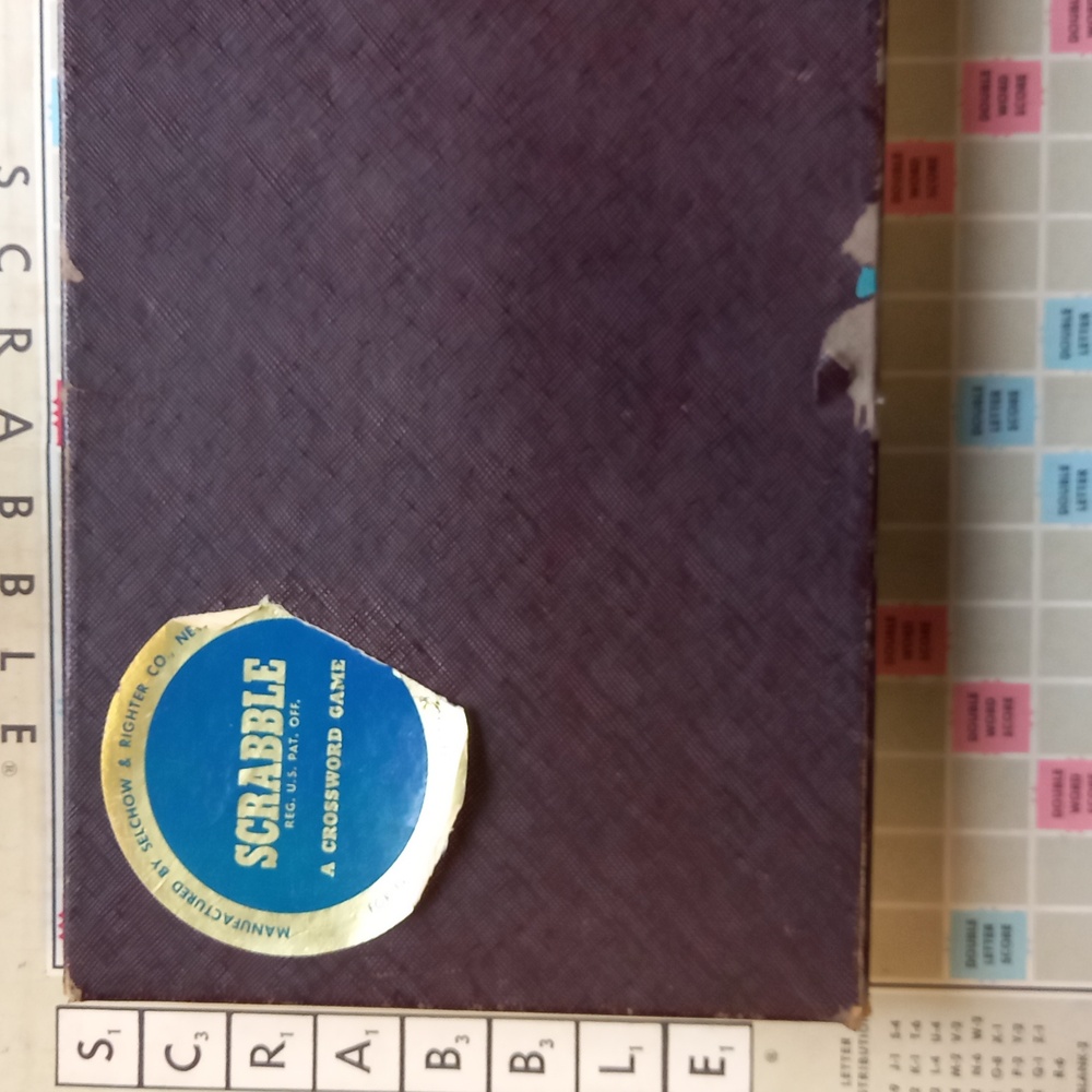 Vintage Scrabble Board game English Edition